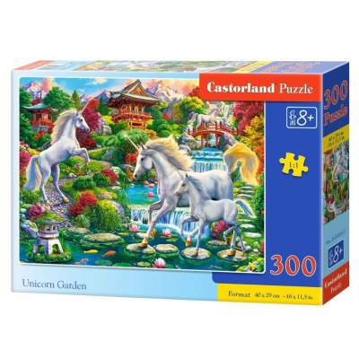 Пазли Сад єдинорогів, 300 елементів Castorland B-030521