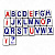 Набір магнітних букв «Англійська абетка» в пакетику MIC 114080