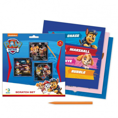 Дитячий набір гравюр Paw Patrol (3 картки) Dodo 200194