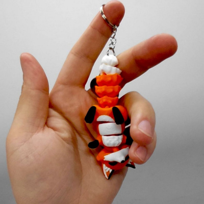 Брелок 3D друк Flexi Fox / Магнітна Лисичка Keychain OYTOY 05022100