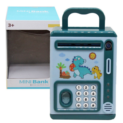 Сейф-скарбничка Mini Bank: Динозаврики MIC 5967A