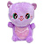 Мʼяка іграшка кольоровий котик 22 см (ФІОЛЕТОВИЙ) MIC KA-23-5339