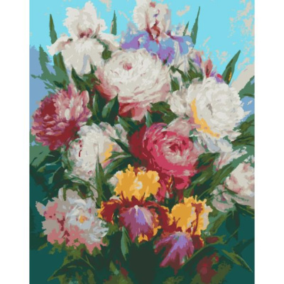 Картина по номерах Пелюстки на золоті 40x50 см Riviera Blanca RB-0782