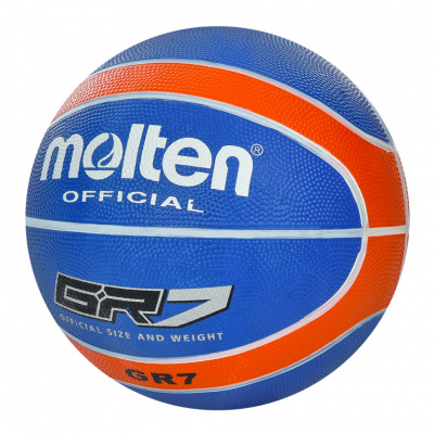 М'яч баскетбольний MS 3456(Blue) діаметр 25,3 см, розмір 7, гума, 540-560 г, 12 панелей