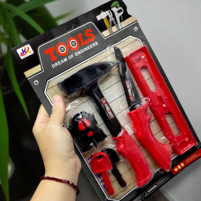 Набір інструментів, на листі (мікс видів) Jinkaixuan Toys 1059