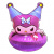 Надувний круг з сидінням Аніме. Куромі, 60 см, фіолетовий MIC KA-23-1940