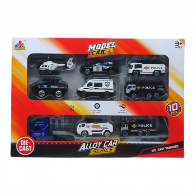 Набір металевих машинок Model car: Поліція DESONG DS047