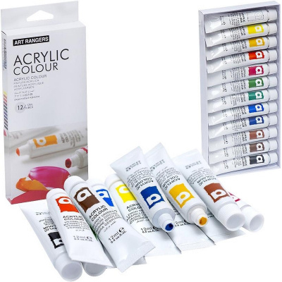 Набір акрилових фарб "Art Rangers Acrylic" PA31.12012, 12 мл, 12 кольорів