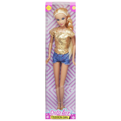 Лялька Defa Lucy Fashion, в жовтому MiC 8443