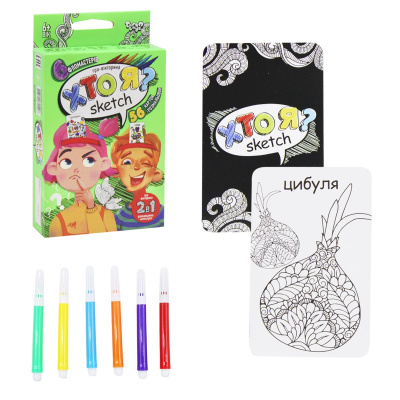 Карткова гра Хто Я? Scetch (укр) Dankotoys HIM-06-01U
