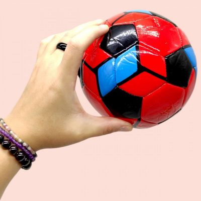 Мʼяч футбольний, дитячий (розмір 2), червоний MIC BT-FB-0327