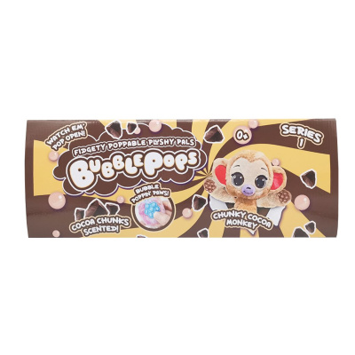 М’яка іграшка з ароматом Bubble Pops. Шоколадна мавпа (34 см) Bubble Pops 2312004/6