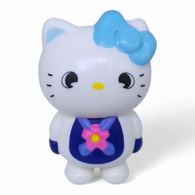 Сквіш антистрес аніме Hello Kitty (11 см), блакитна MIC KA-23-1550