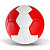 МʼЯЧ ФУТБОЛЬНИЙ №5, PVC, (ЧЕРВОНИЙ) MIC FB24325