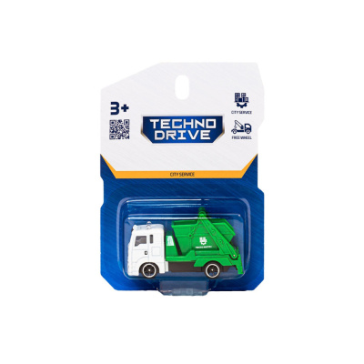 Дитяча автомодель "Сміттєвоз" TechnoDrive 250421CG-4, масштаб 1:64