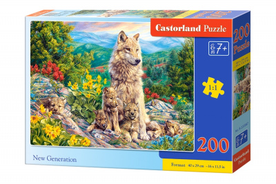 Пазли Нове покоління, 200 елементів Castorland B-222087