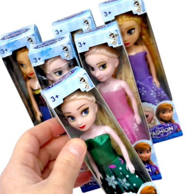 Лялька в стилі казкової принцеси FROZEN (ЗЕЛЕНА) MIC В107