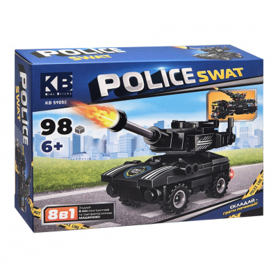Дитячий конструктор Police SWAT KB 5905E пластик, 98 деталей