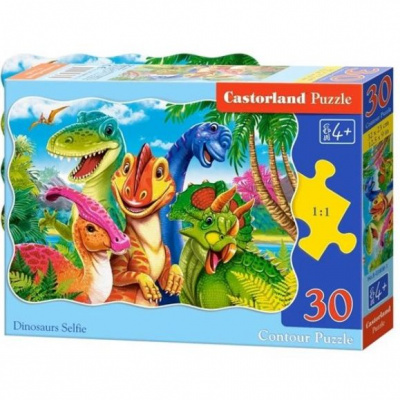 Пазли Діно селфі, 30 елементів Castorland B-03808