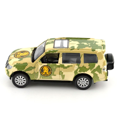 Машинка металева із серії Шеврони Героїв - Mitsubishi Pajero 4WD Turbo  - 47 ОМБр TechnoDrive 250361M