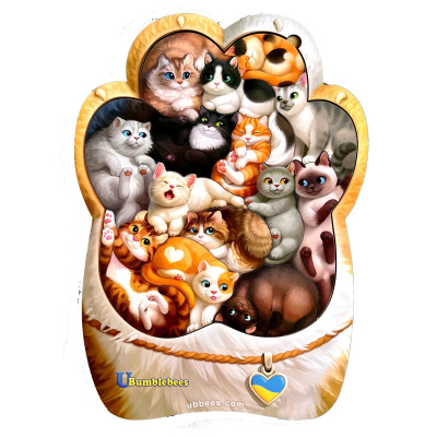 Пазл Котики-муркотики Ubee ПСФ133