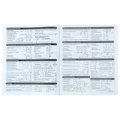 Зошит предметн. 48 арк., кл., софт тач+УФ, HK, фізика Kite HK25-240-2