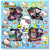 Наліпки Hello Kitty (100 аркушів 6х6 см з наліпками) вид 1 MIC C70931