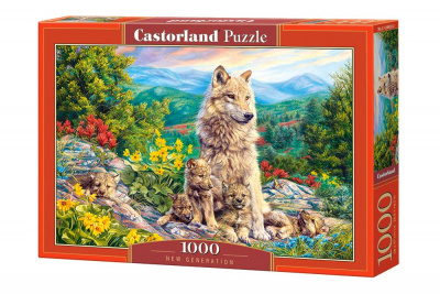 Пазли Вовк, 1000 елементів Castorland C-104420