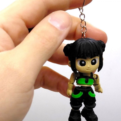 3D Брелоки HERO K-POP ZOE Demon Hunters / ЗОЯ KEYCHAIN, Кейпоп-мисливиці на демонів, 3D друк OYTOY 04040100