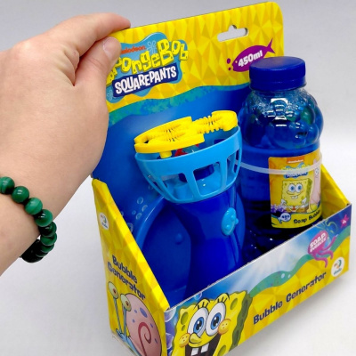 Генератор бульбашок «Sponge Bob» обʼєм 450 мл Dodo 200738