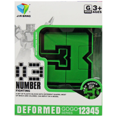 Трансформер-цифра Number Fighting: 3 MIC 788-72Y