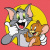 Картина по номерах для дітей Tom and Jerry: Разом веселіше 25х25 см Ідейка KHO1370
