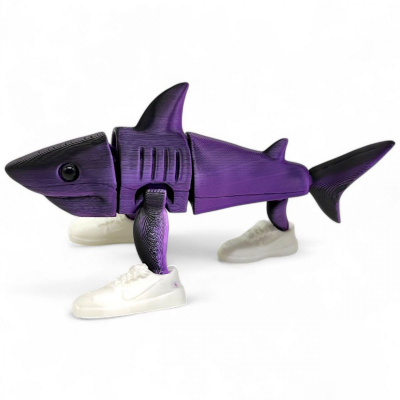 Фигурка Брейнрот. Акула 15 см (фіолетовий) MIC Shark