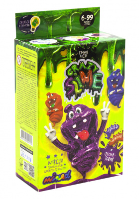 Набір для дослідів Crazy Slime - Лизун своїми руками (фіолетовий) Dankotoys SLM-02-04U