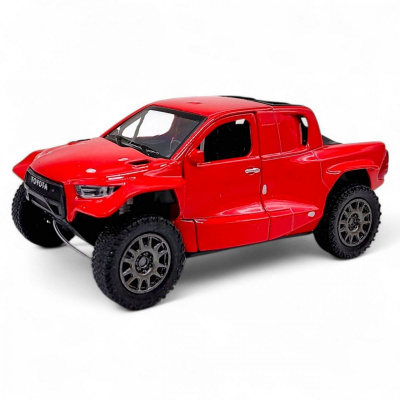 Машинка TOYOTA GR DKR HILUX (ЧЕРВОНА) Kinsmart KT5468W