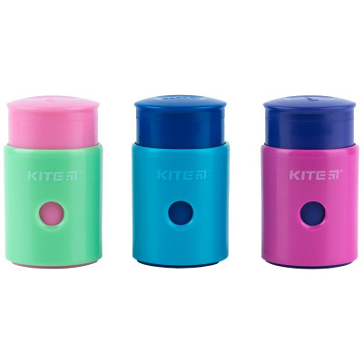 Точилка з контейнером Sunset, асорті Kite K24-368