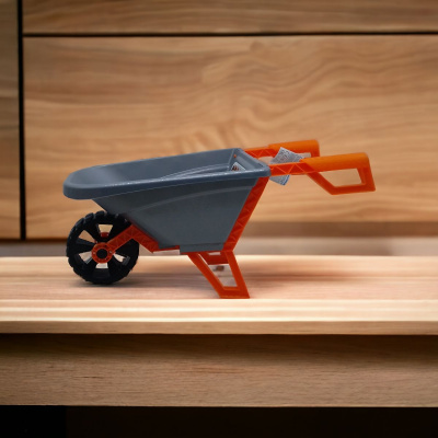 Дитяча тачка, пластикова, 58 см (сіра) Maximus 5514