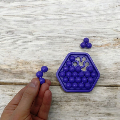 Логічна гра Mini Balls IQ Puzzle головоломка, мікс QML M8I