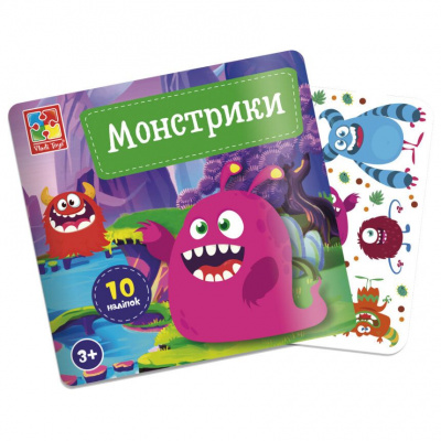 Набір для творчості з наліпками Монстрики Vladi Toys VT4206-52