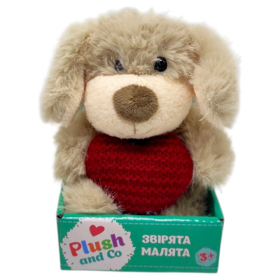 Мʼяка іграшка Plush and Co. Песик (БЕЖЕВИЙ) 12 см Plush and Co PLC25013