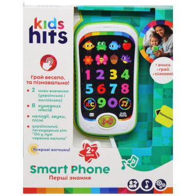 Телефон дитячий Smart Phone (укр та англ) Kids hits KH03/002
