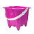 Відерце для гри в пісочниці, рожевий Bamsic 1249