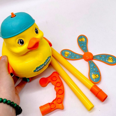 Каталка Каченя з ручкою (пакет 21*18*19 см) Maximus 198-29