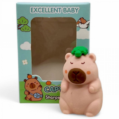 Чинка-гумка 2 в 1 Kапібара 5 см, мікс видів MIC 8909ЛК