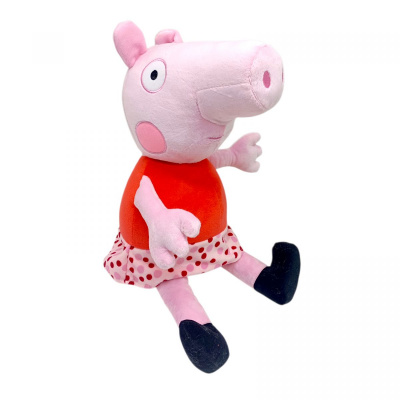Мʼяка іграшка Свинка Дівчинка 45 см. Kinder Toys 00097-62